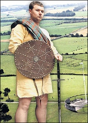 Középkori skót harcos