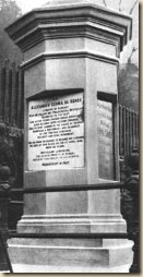 Kőrösi Csoma Sándor útvonala · Az emlékoszlop Dardzsilingben