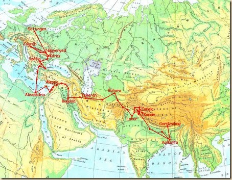 Kőrösi Csoma Sándor_útja