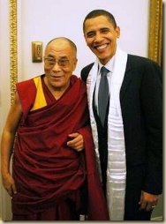 Lama és Obama