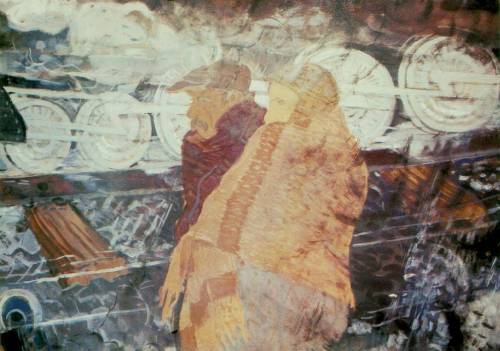 Derkovits Gyula: Vasút mentén