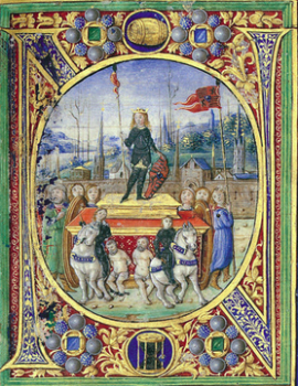 Philostratus-corvina kettős címlap részlet