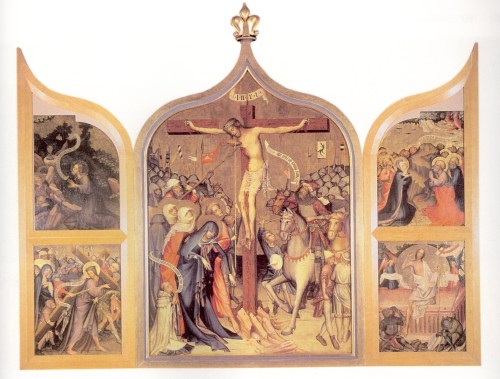 Kolozsvári Tamás: Kálvária-oltár Garamszentbenedekről