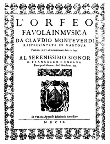 Monteverdi: Orfeo