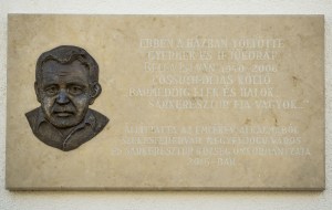 Felavatták Bella István emléktábláját