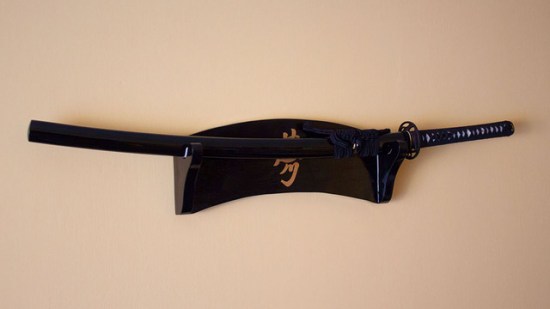 Szamurájkard állványa