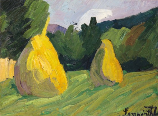 Nemes Lampért József - Nagybányai boglyák verőfényben