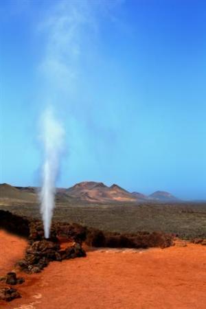 Lanzarote geyser, Timanfaya National Park