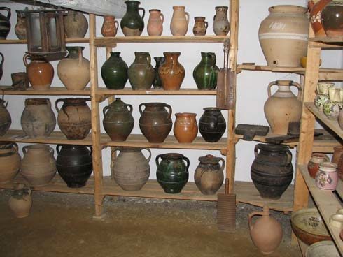 Magyarszombatfai fazekasház egyik helyisége