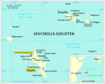 Seychelle-térkép