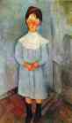 Modigliani: Kislány kékben