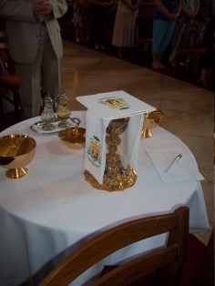 a szentmise áldozat bemutatásának eszközei