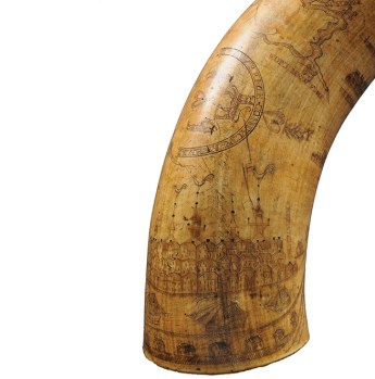 Powder horn. Québec, 1759