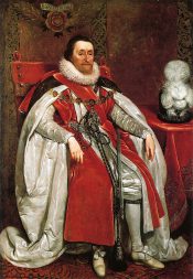 James I. of England by Daniel Mytens