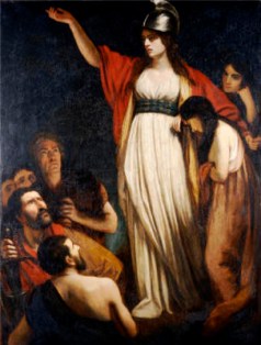 Boadicea Haranguing The Britons. John Opie, R.A. (1761-1807). Oil On Canvas.
