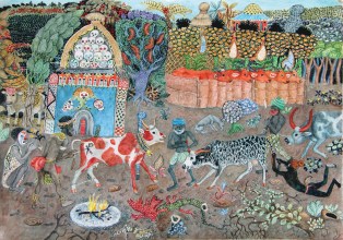 Berki Viola festménye