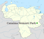 Canaima National Park Localisation