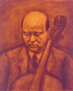 Pablo Casals portréja, Czigány Dezső.