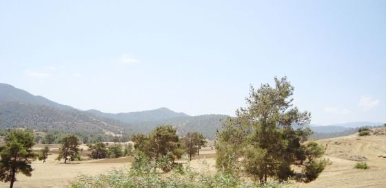 Cyprus countyside on Troodos Mounten