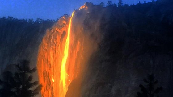 Firefall. Yosemite National Park