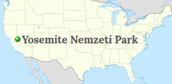Yosemite National Park localisation