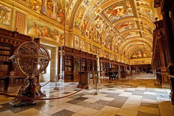 Royal Library Inside El Escorial Spanish