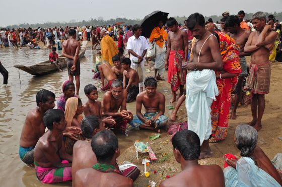 Festival of sacred bath, bangladesh