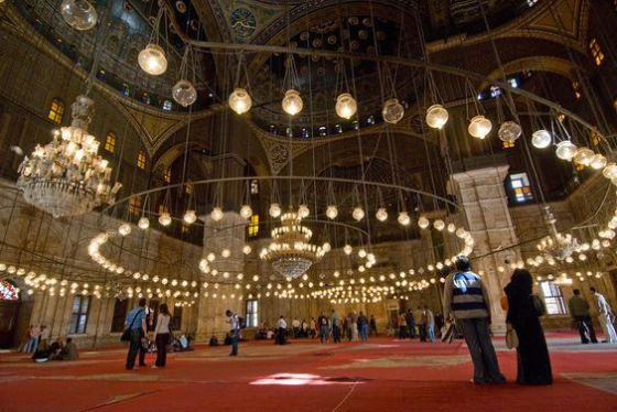 Mohamed Ali mosque in Cairo, Egypt