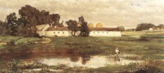 Szinyei Merse Pál: Puszta gólyával