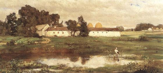 Szinyei Merse Pál: Puszta gólyával