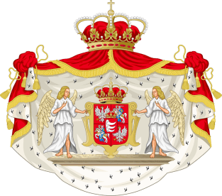 Báthory István díszes királyi címere