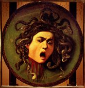 Medusa by Michelangelo Merisi da Caravaggio