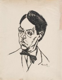 Sándor Márai portrat by Lajos Tihanyi, 1924