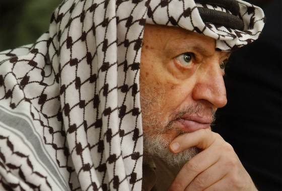Yasser Arafat in 2002
