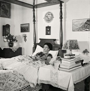 Frida Kahlo shortly before her death