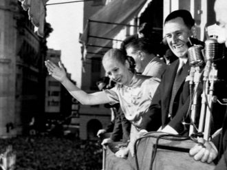 Eva and Juan Domingo Peron