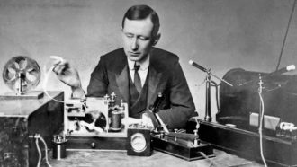 Guglielmo Marconi in South Wellfleet at 1903