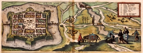 Érsekújvár Castle in 1595