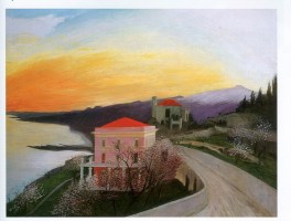 Csontvary Kosztka Tivadar: Almond blossom in Taormina