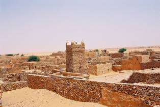 Vue Generale de la vieille ville de Chinguetti en Mauritanie (François COLIN)