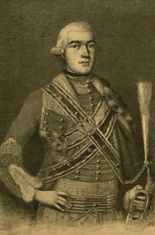 Bessenyei György császári testőrtiszt, költő, a magyar felvilágosodás egyik meghatározó egyénisége, a bihari remete. Gyorgy Bessenyei