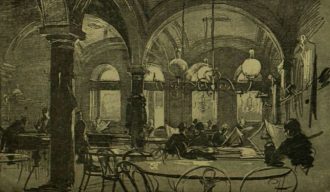 Pilvax cafe in 1848