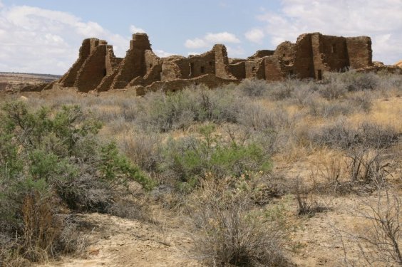 Approaching Casa Bonita, Chaco Canyon