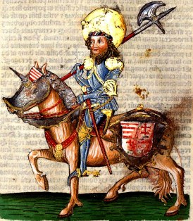 Representation of St. Ladislaus in the Thuróczi Chronicle