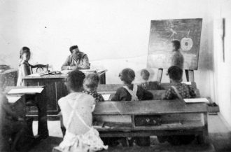 Classroom, studying in 1935