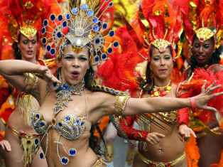 Carnival of Trinidad immigrants in Notting Hill