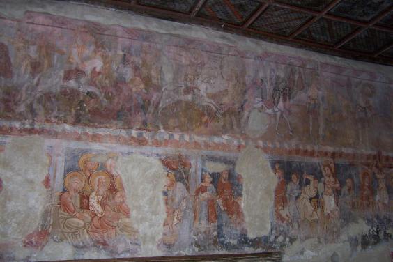 Wall paintings of Gelence church