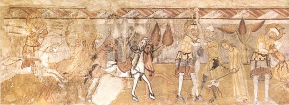 Gelence church St. László legend painting