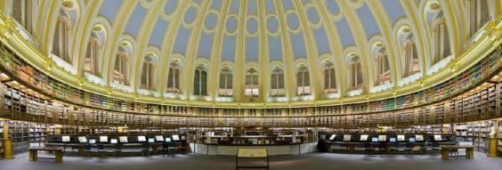 The reading room of the British Library
