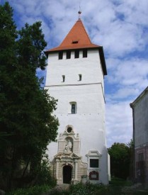 The renovated Truncated Tower in Salonta